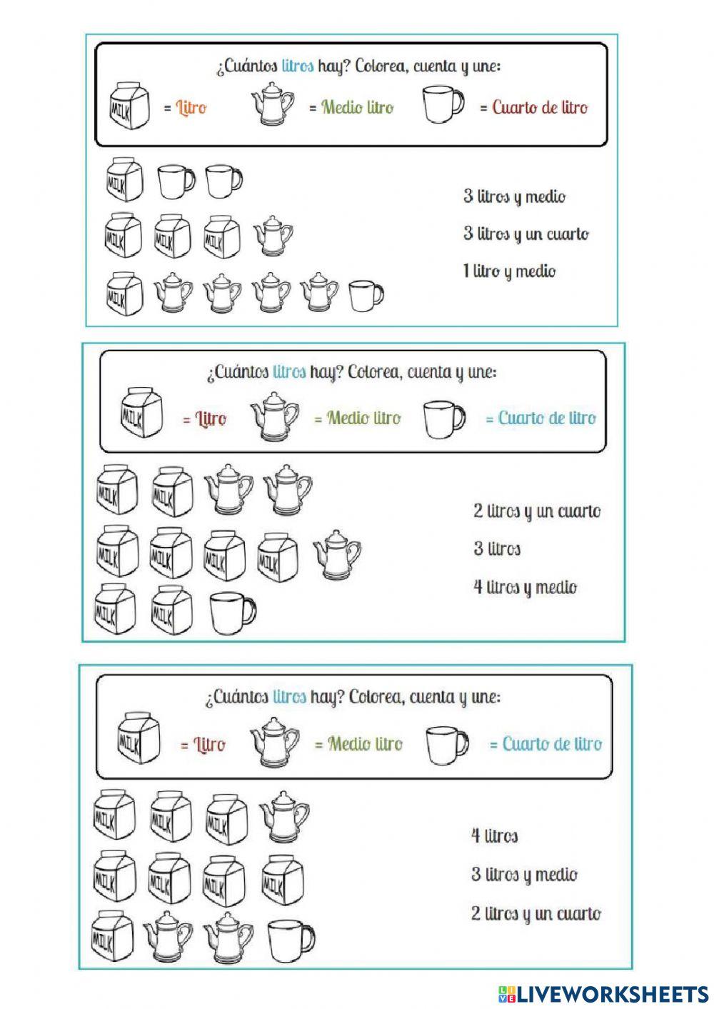 Equivalencias capacidad 1