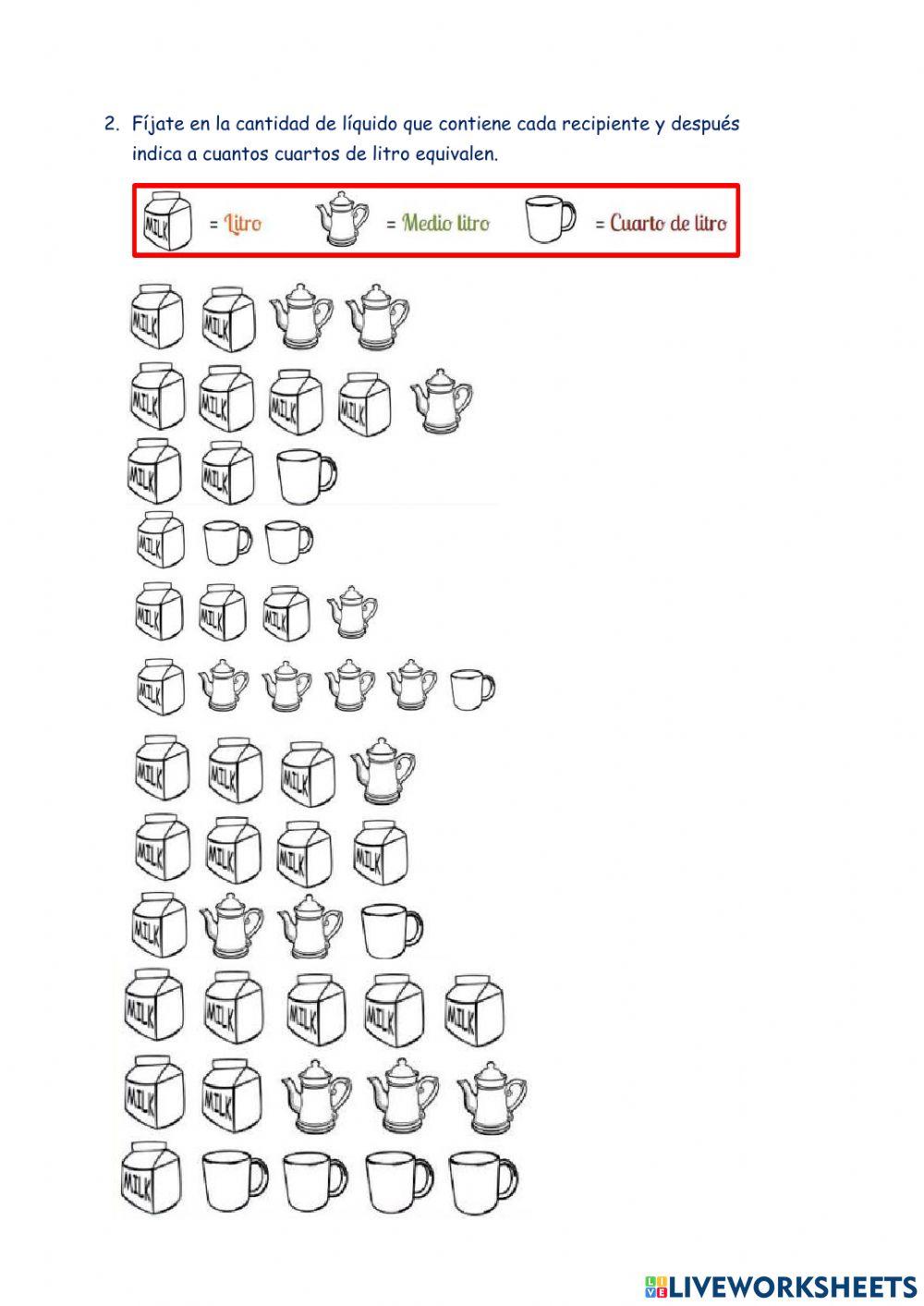 Equivalencias capacidad 2