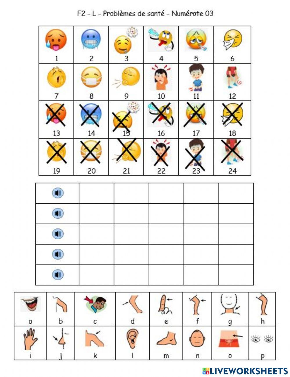 F2 - L - Problèmes de santé - Numérote 03 F2 - L - Problèmes de santé - Numérote 03