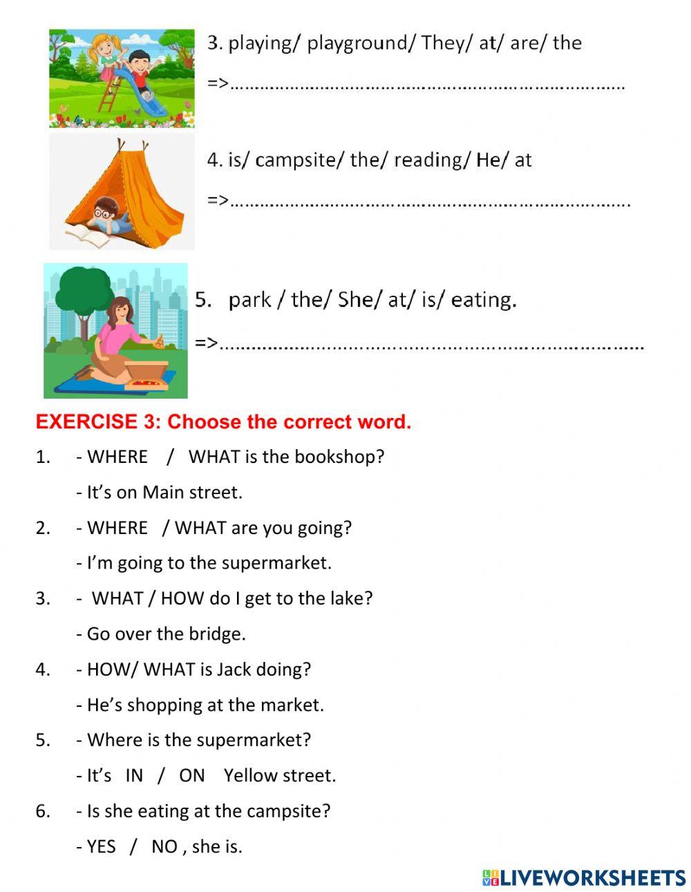 Ss 3 - places - directions - lesson 5