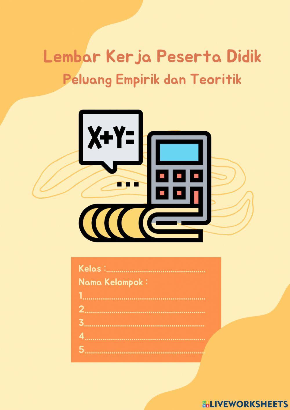 E-LKPD materi peluang kelas VIII