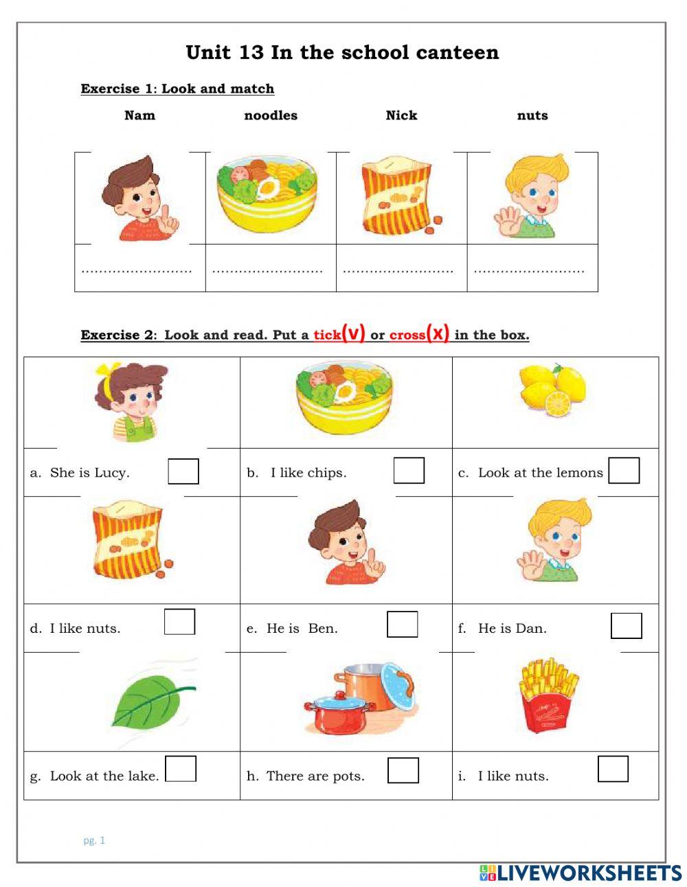 Ôn tập hkii-grade 1