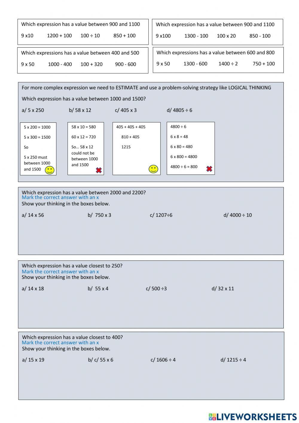 Mathematical Thinking Set 1