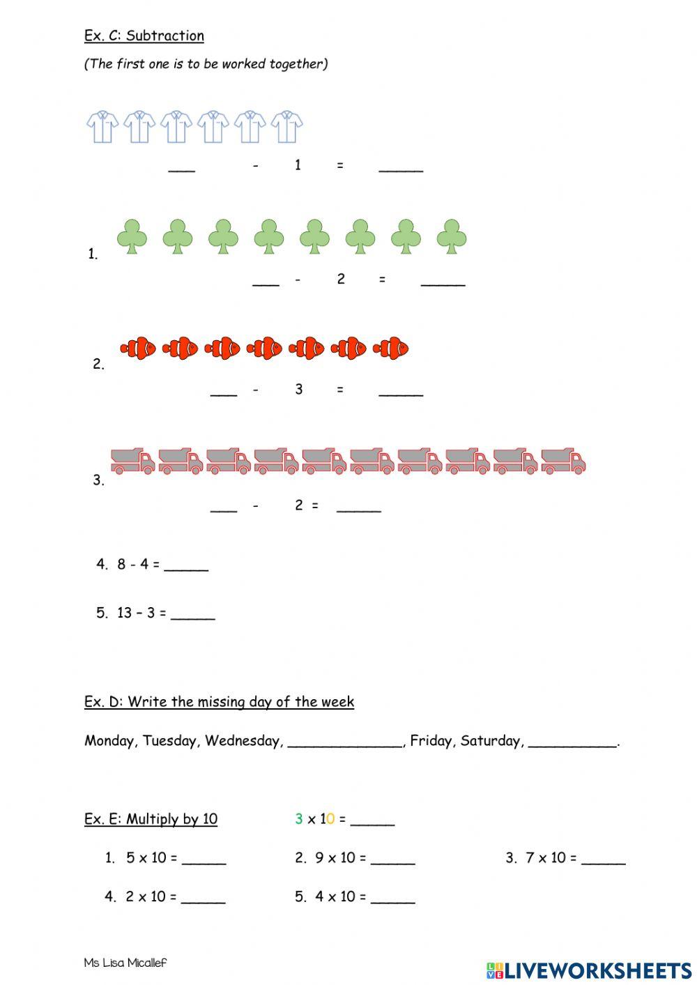 Maths April Assessment Maths April Assessment