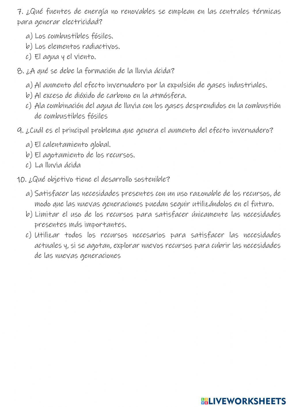 La energía