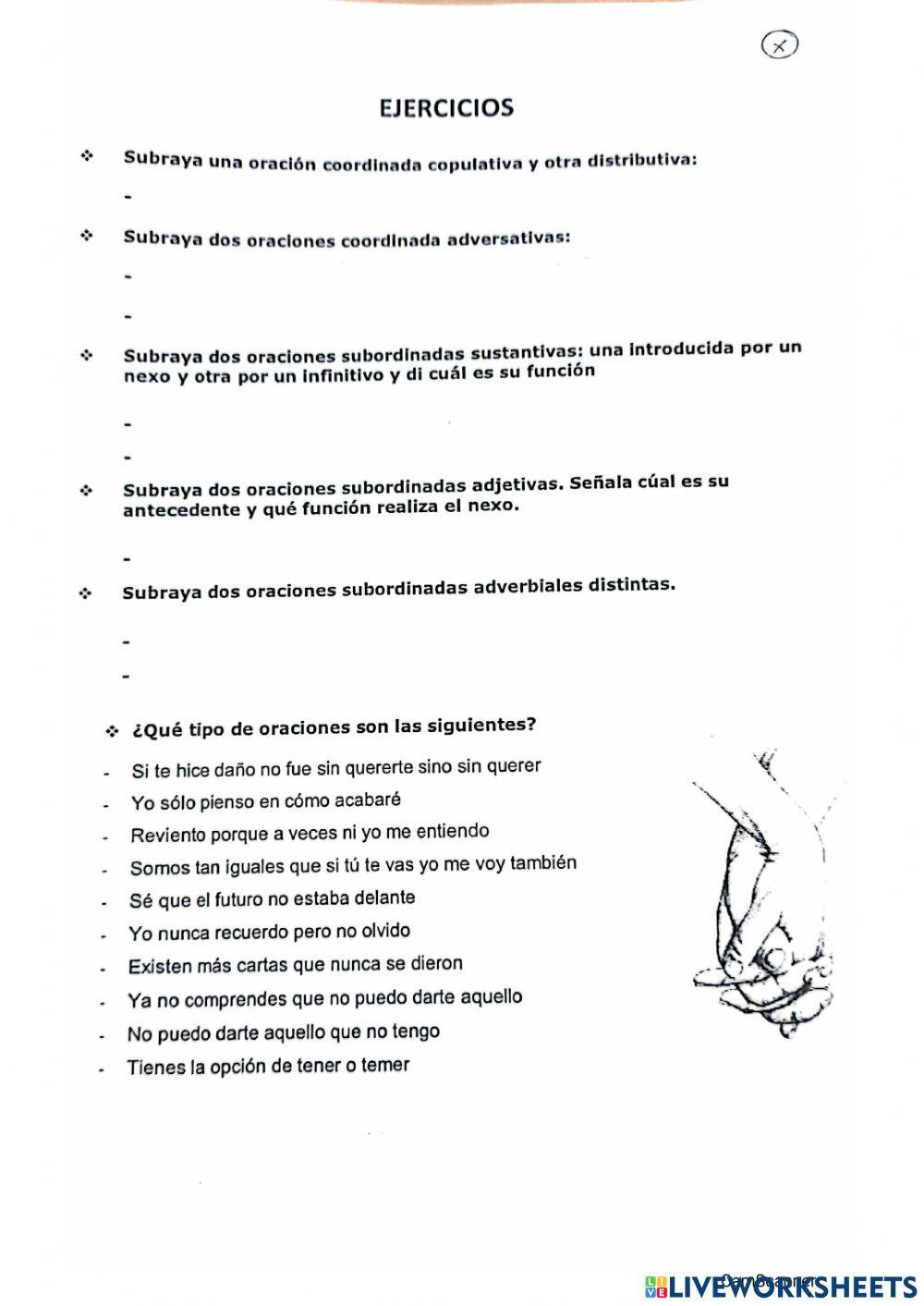 Oraciones compuestas