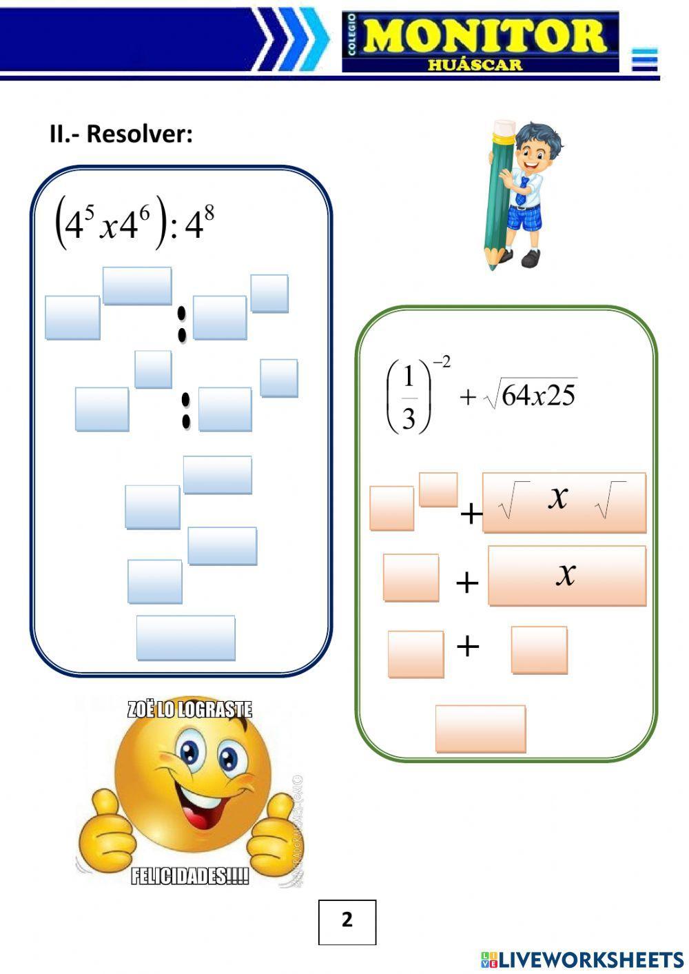 Teoria de exponentes