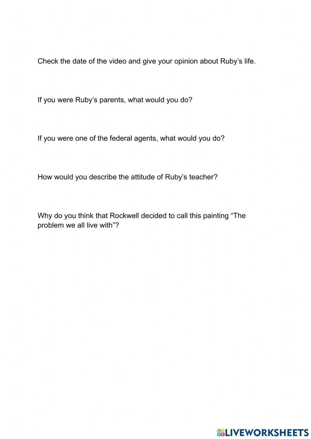 The problem we all live with