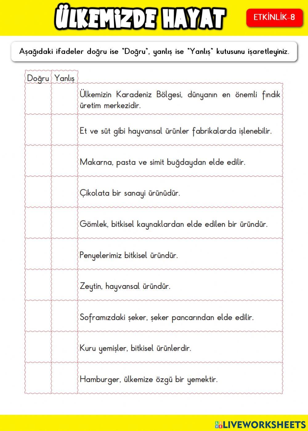 Ülkemizde Hayat Etkinlik-8