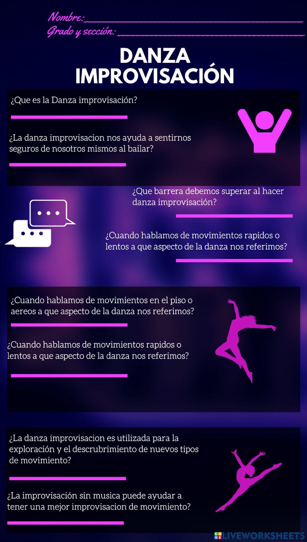 Danza improvisación