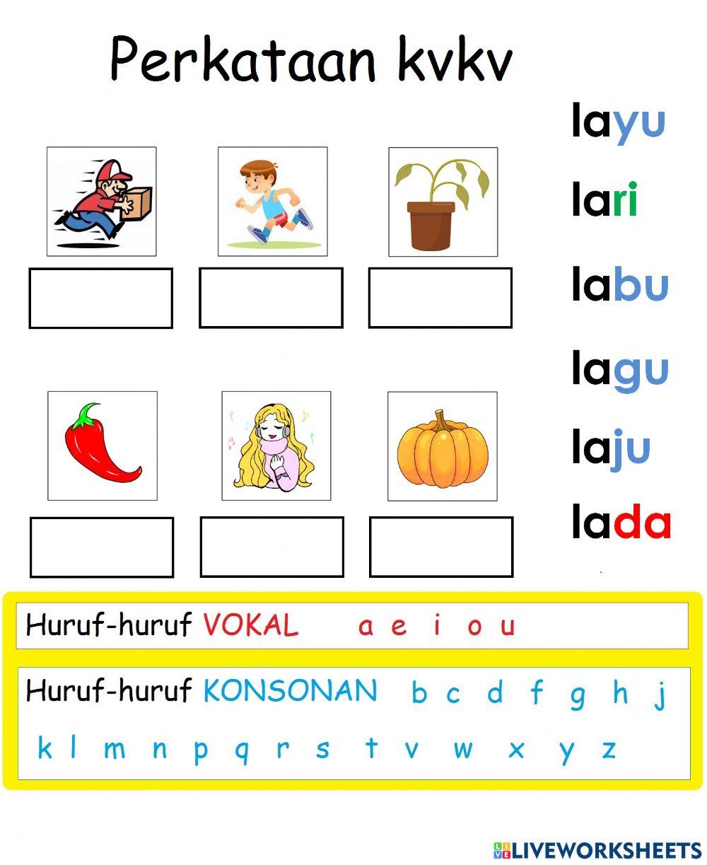BACAAN-(Perkataan KVKV - la)