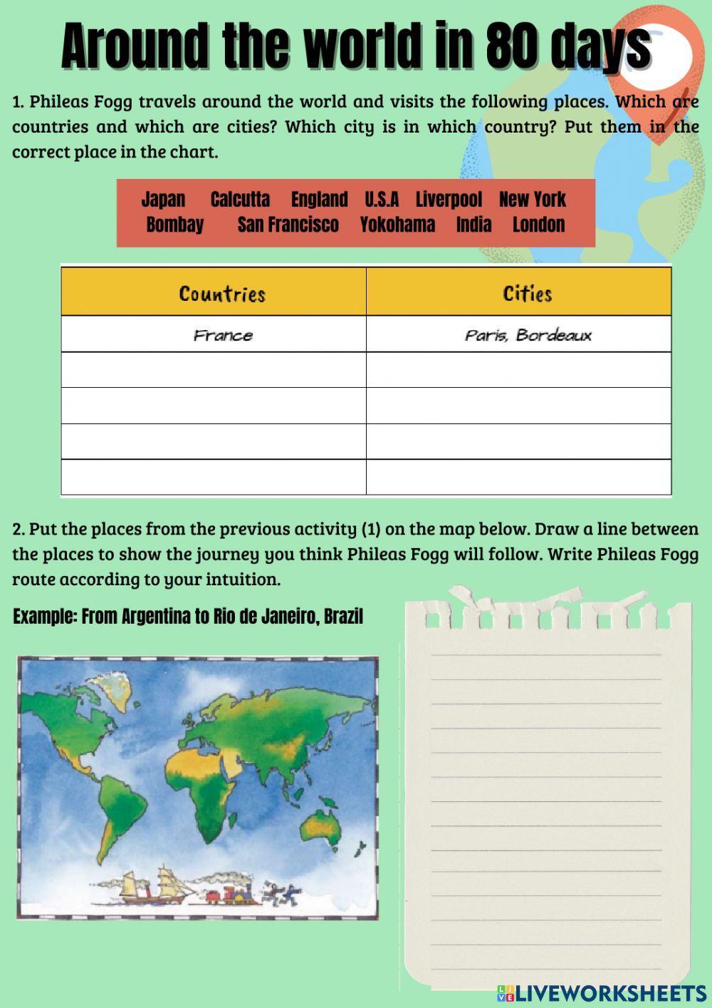 Around the world in 80 days: part 2