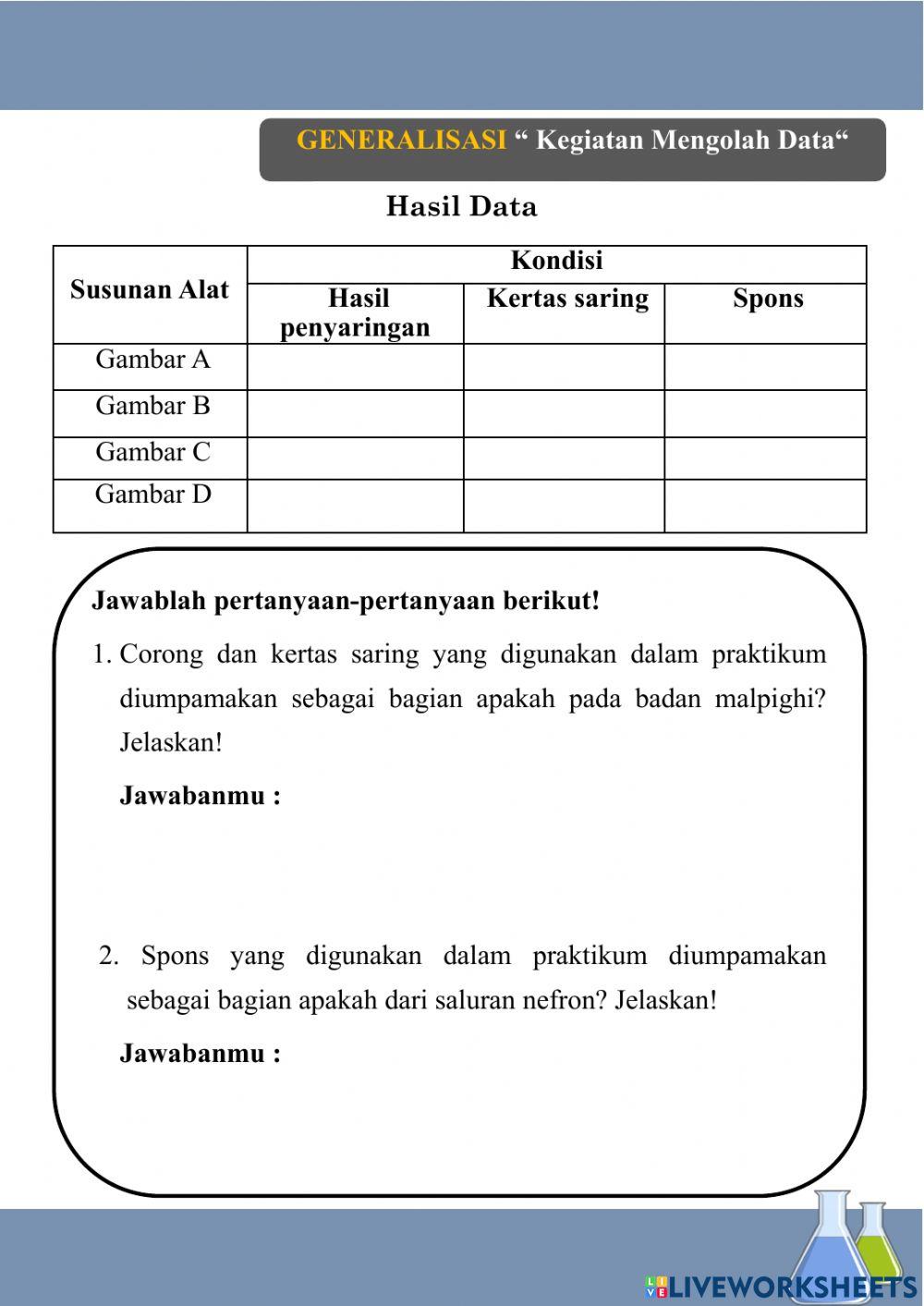 Penyaringan darah dalam ginjal