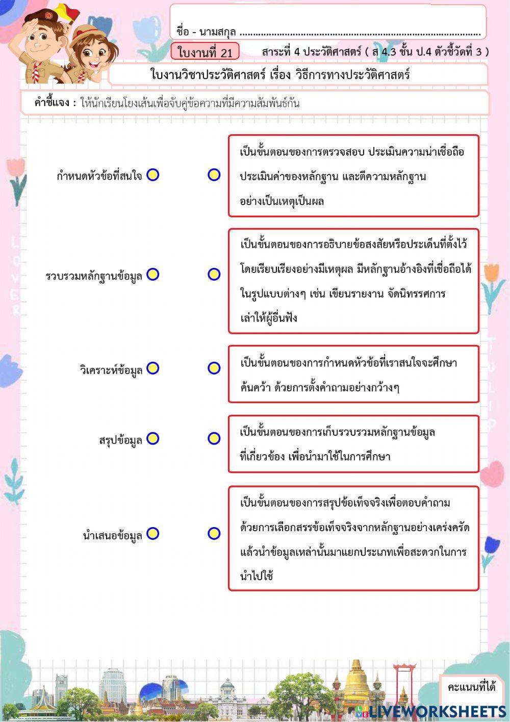 ใบงานที่ 21-P4 History