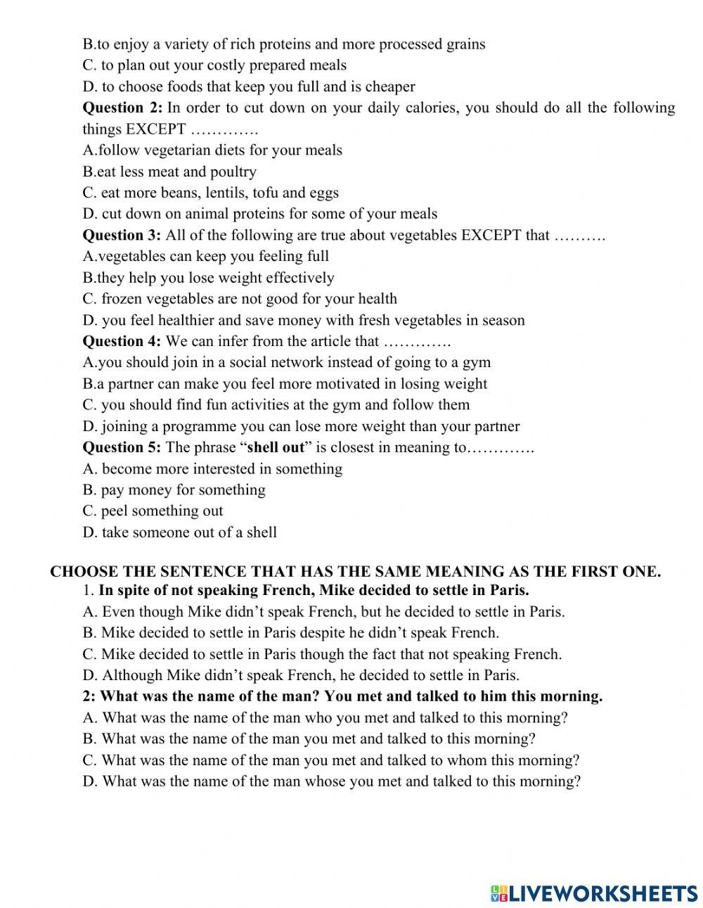 Revision 2nd test 4 e9