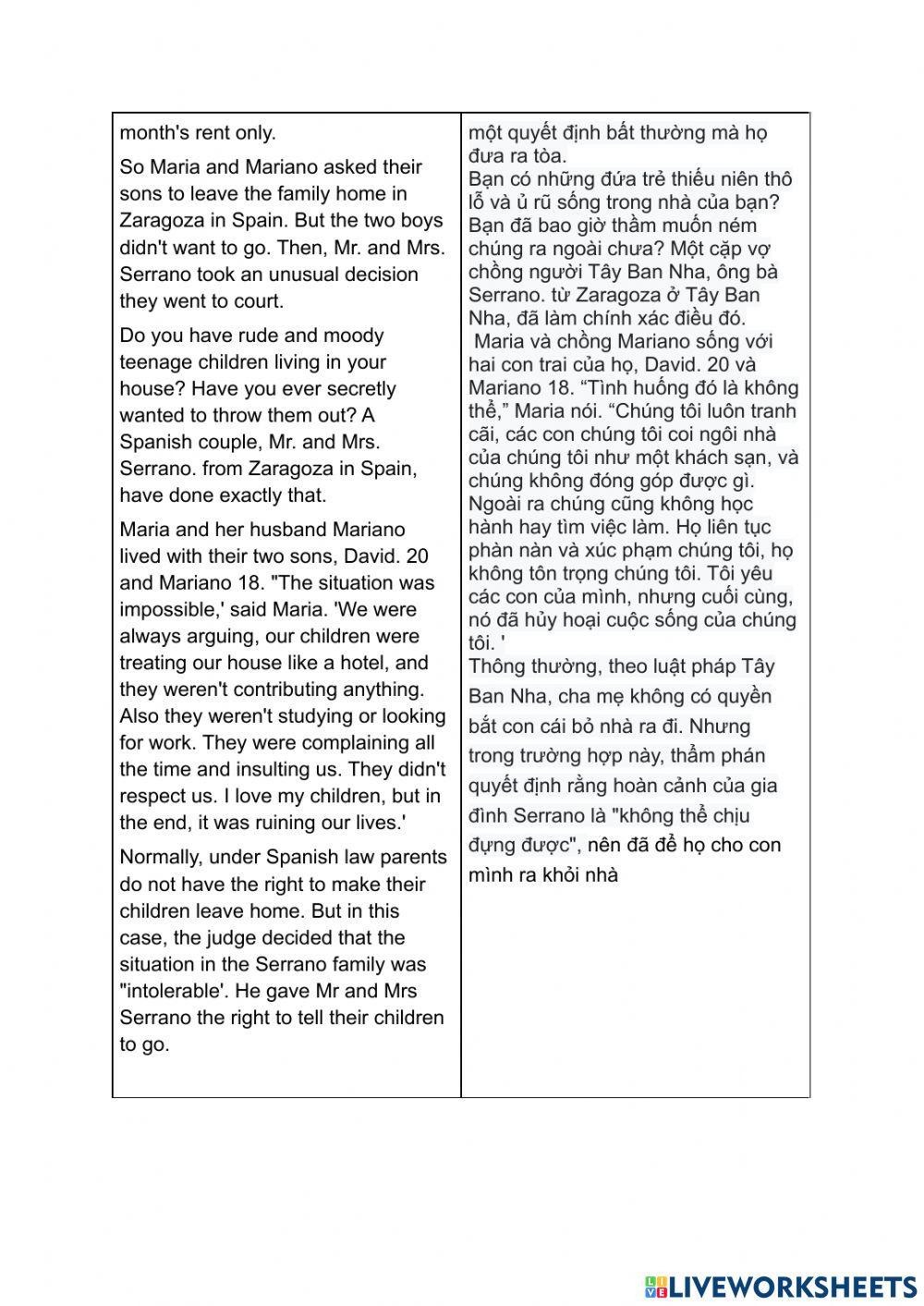 ST 2- bài tập BS ngày 22.4 -shadowing