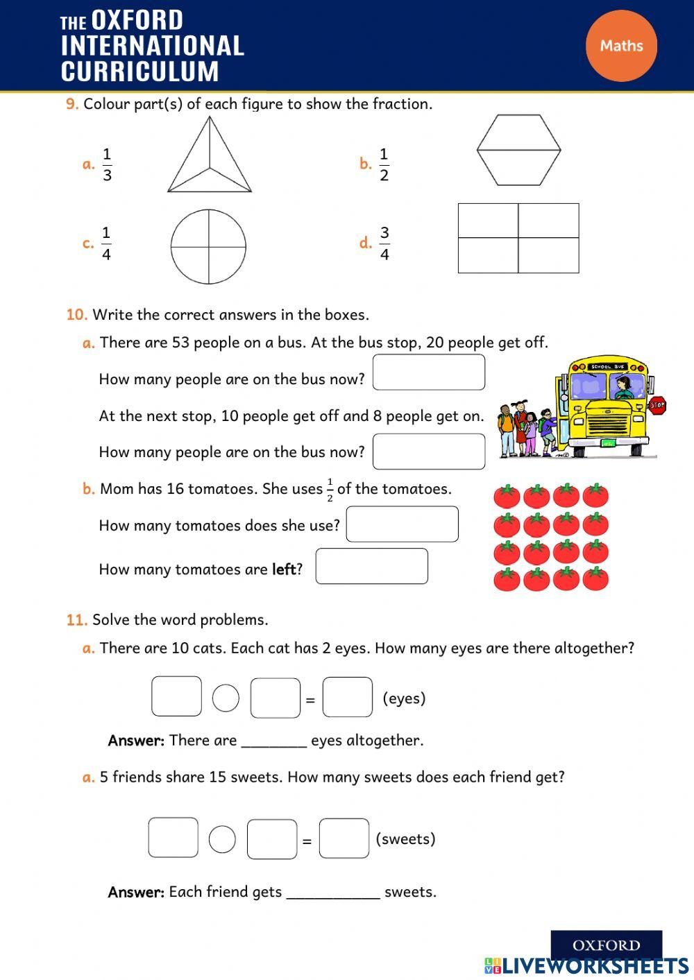 OIC 2-Maths Review Term 2