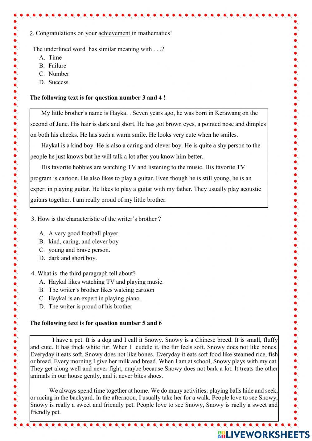 Bahasa inggris kelas 9