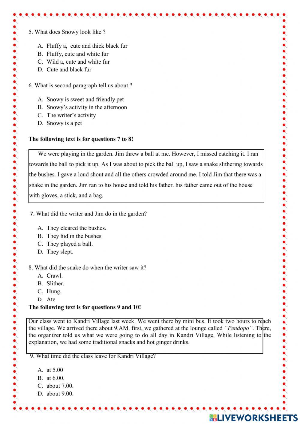 Bahasa inggris kelas 9