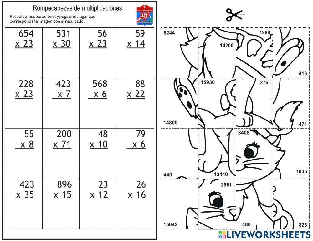 Multiplicación de Números