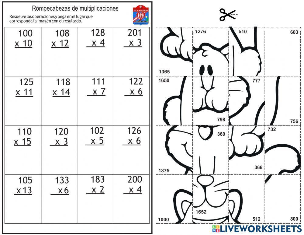 Multiplicación de Números