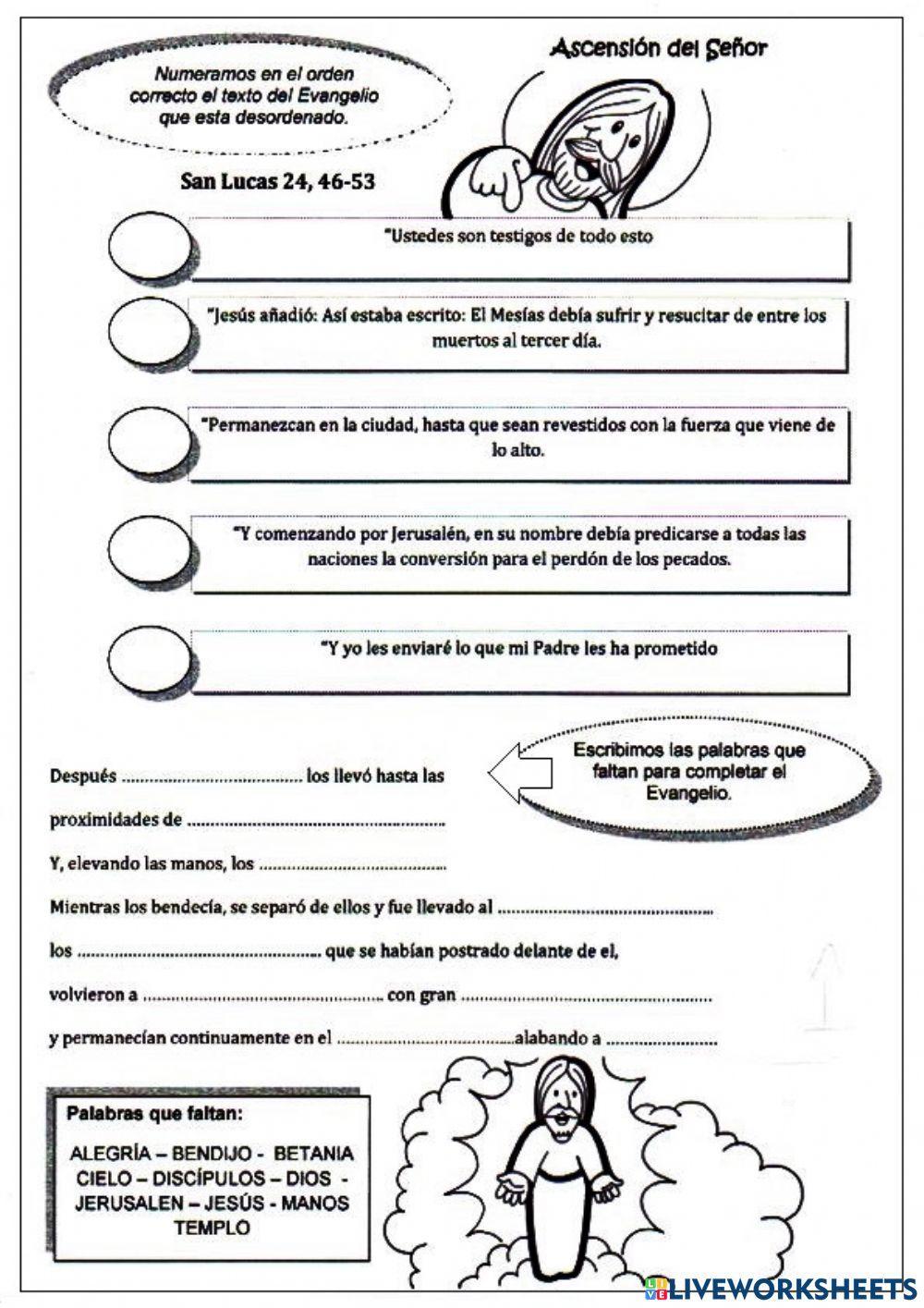 Ascensión de Jesús