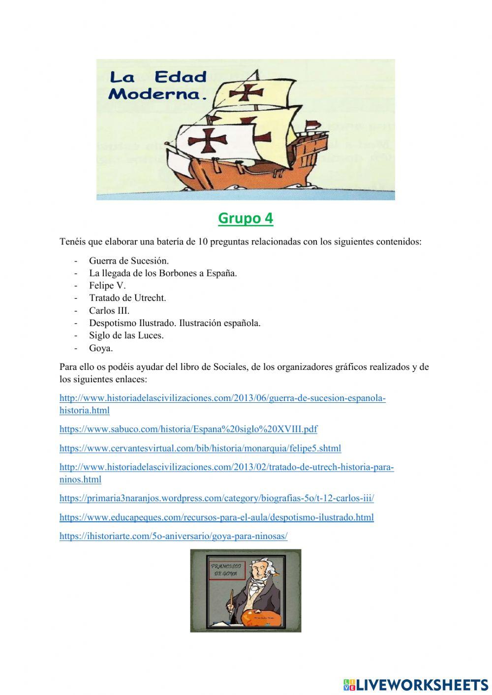 Edad Moderna Grupo 4