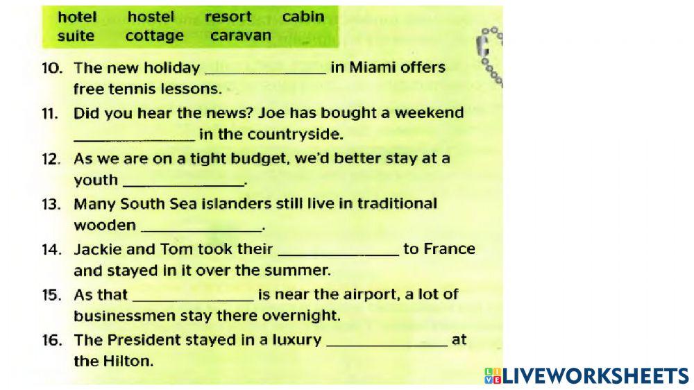 New Destination B2- Unit 1-Vocab