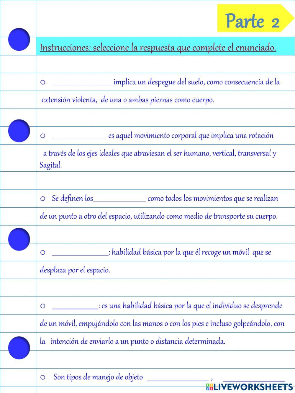 Habilidades motrices básicas