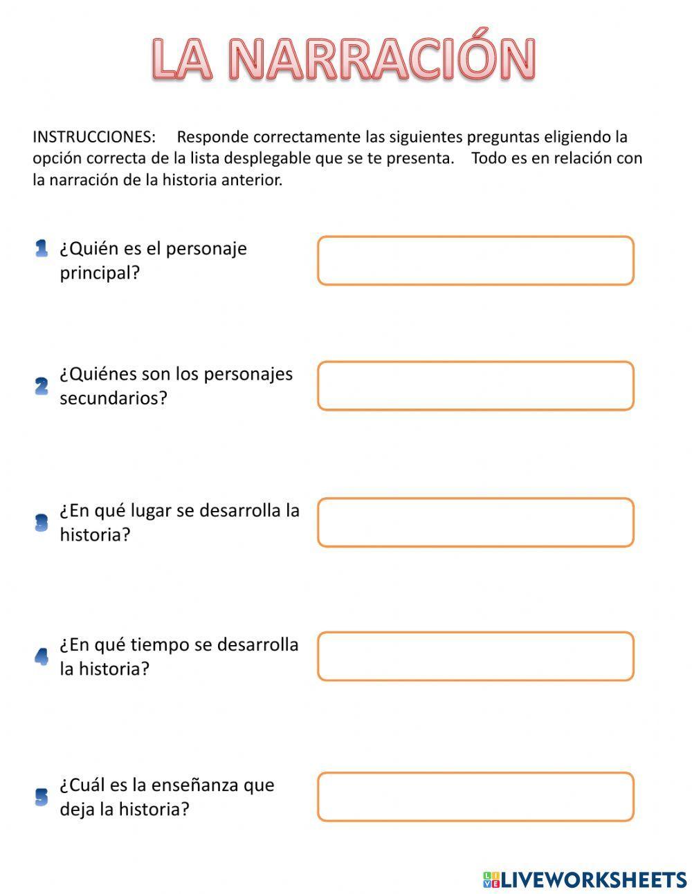 Narración - literatura