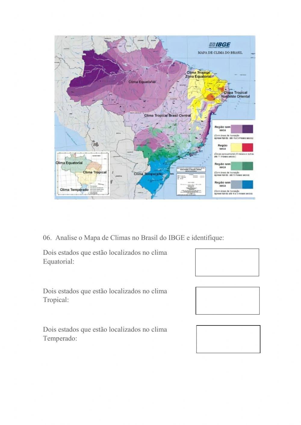 Exercícios de Geografia: Orientações e Cartografia