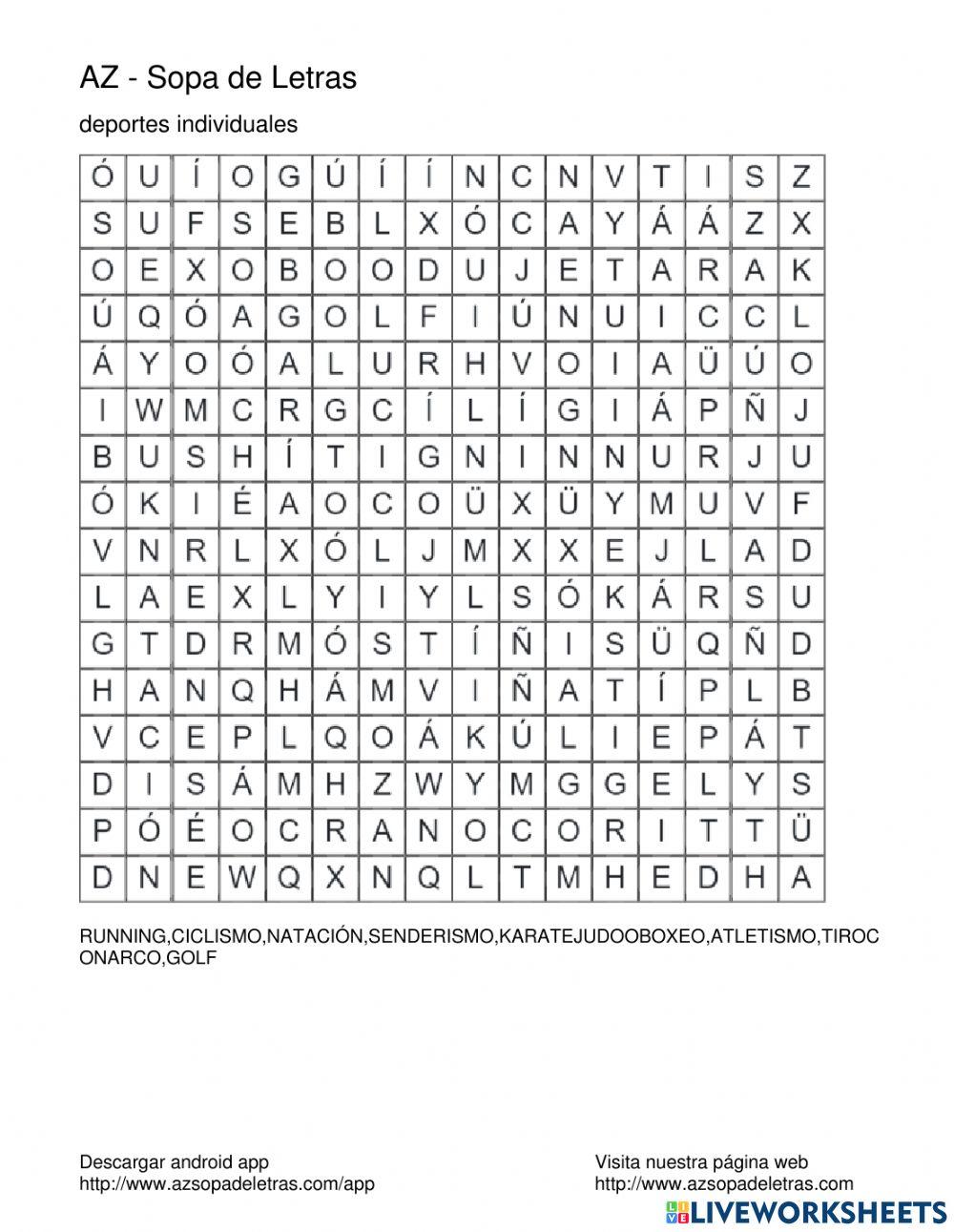 Deportes individuales