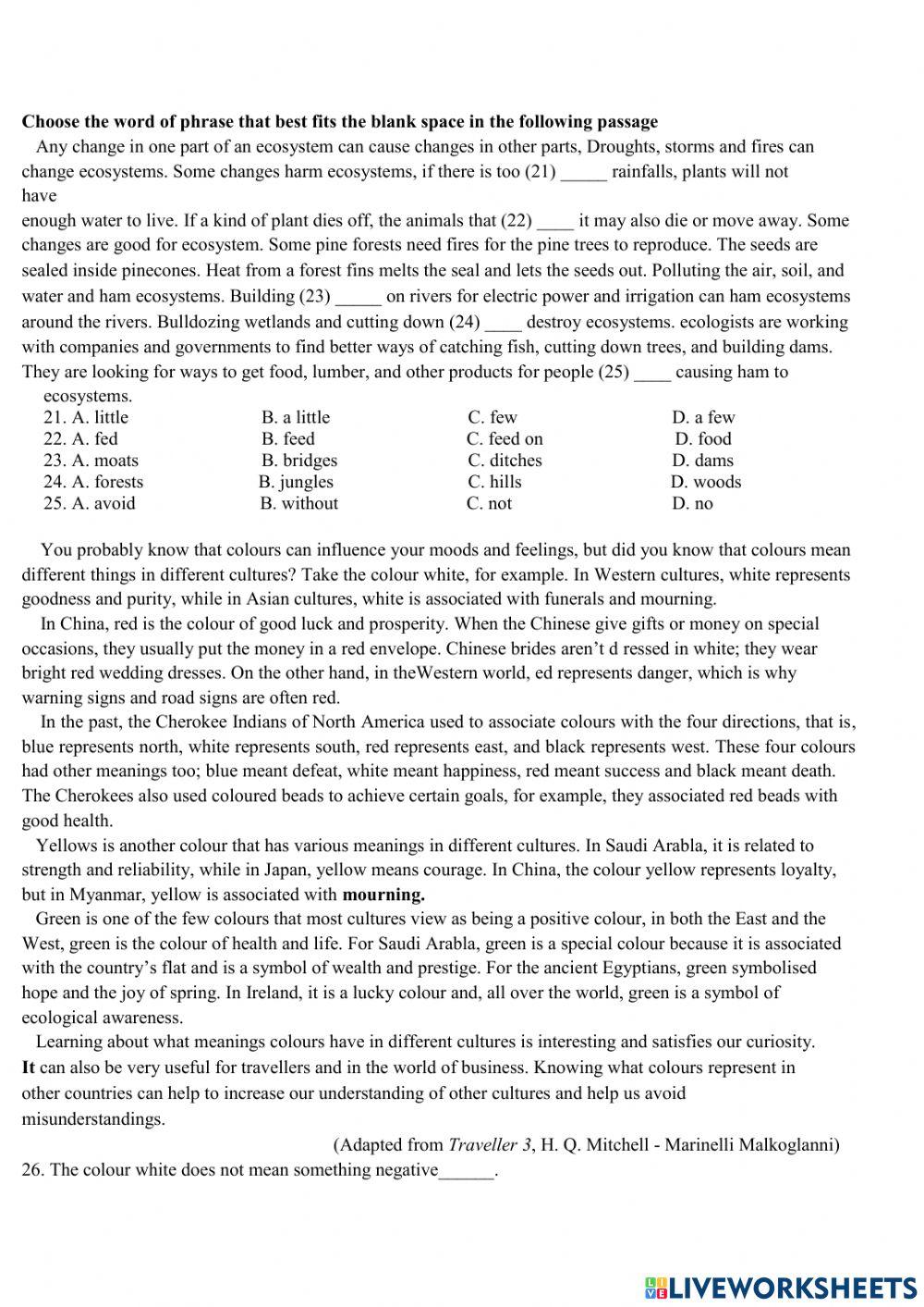 Y10 Final term 2 test - QTDD
