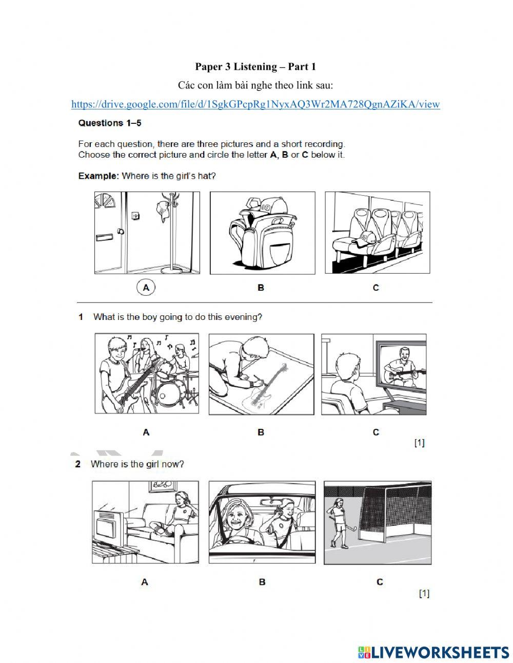 25.04.22- Gold A2, A2+- KET Practice