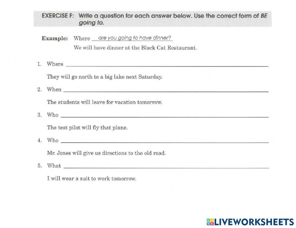NIALC Vol.2 Lesson 23 Questions going to