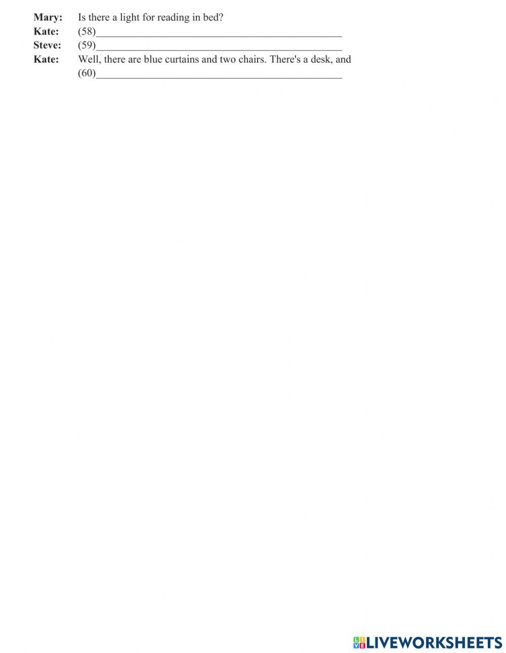 Lớp 6 Unit 2 Test 2