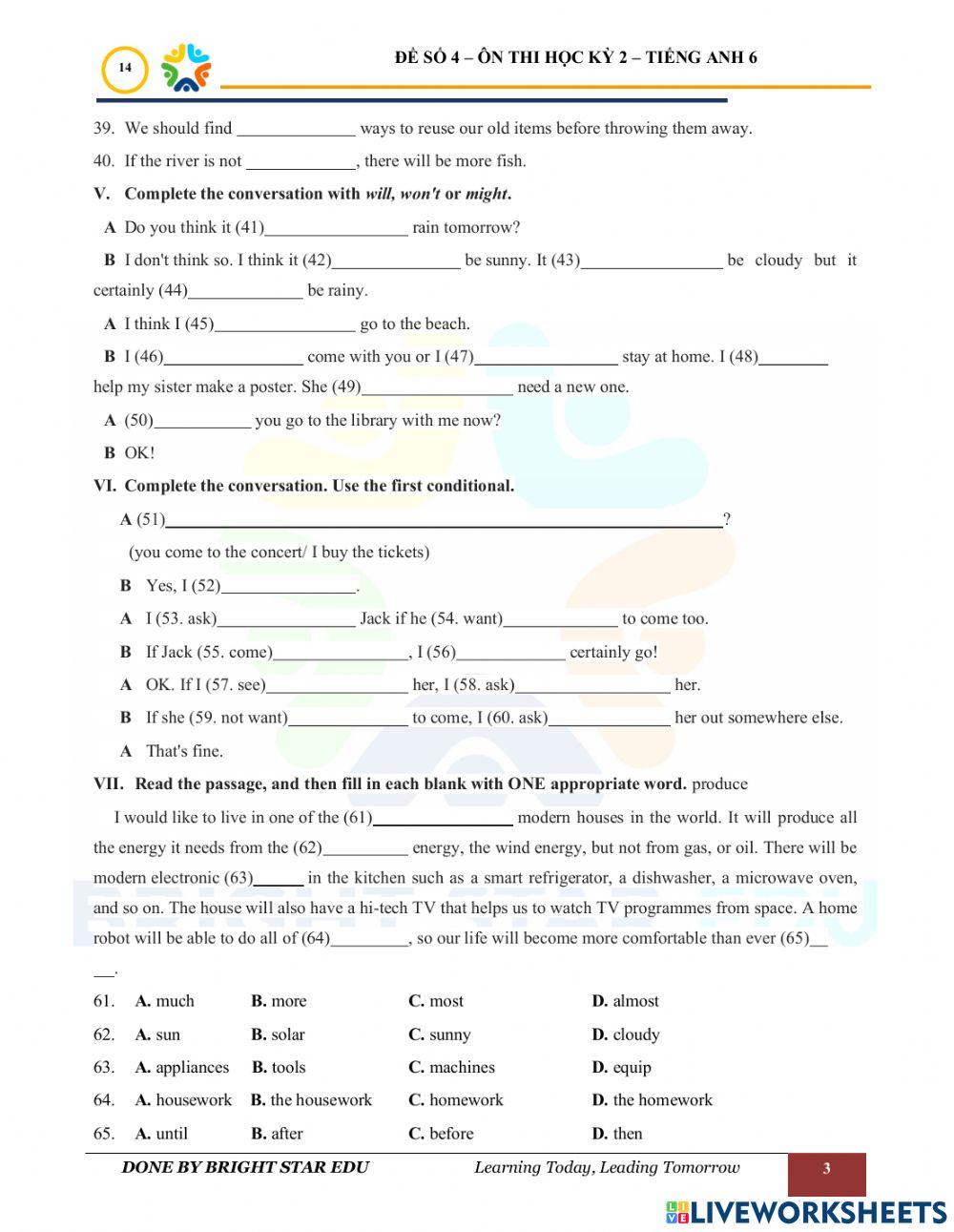 2nd semester test 04 - E6