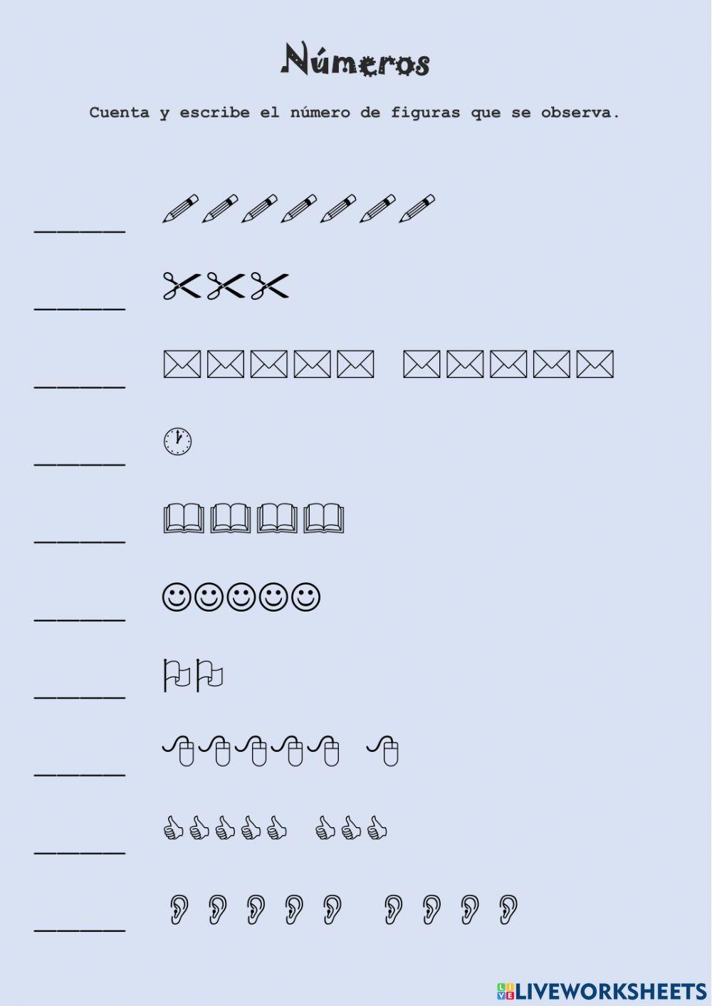 Trabajamos con los números 2