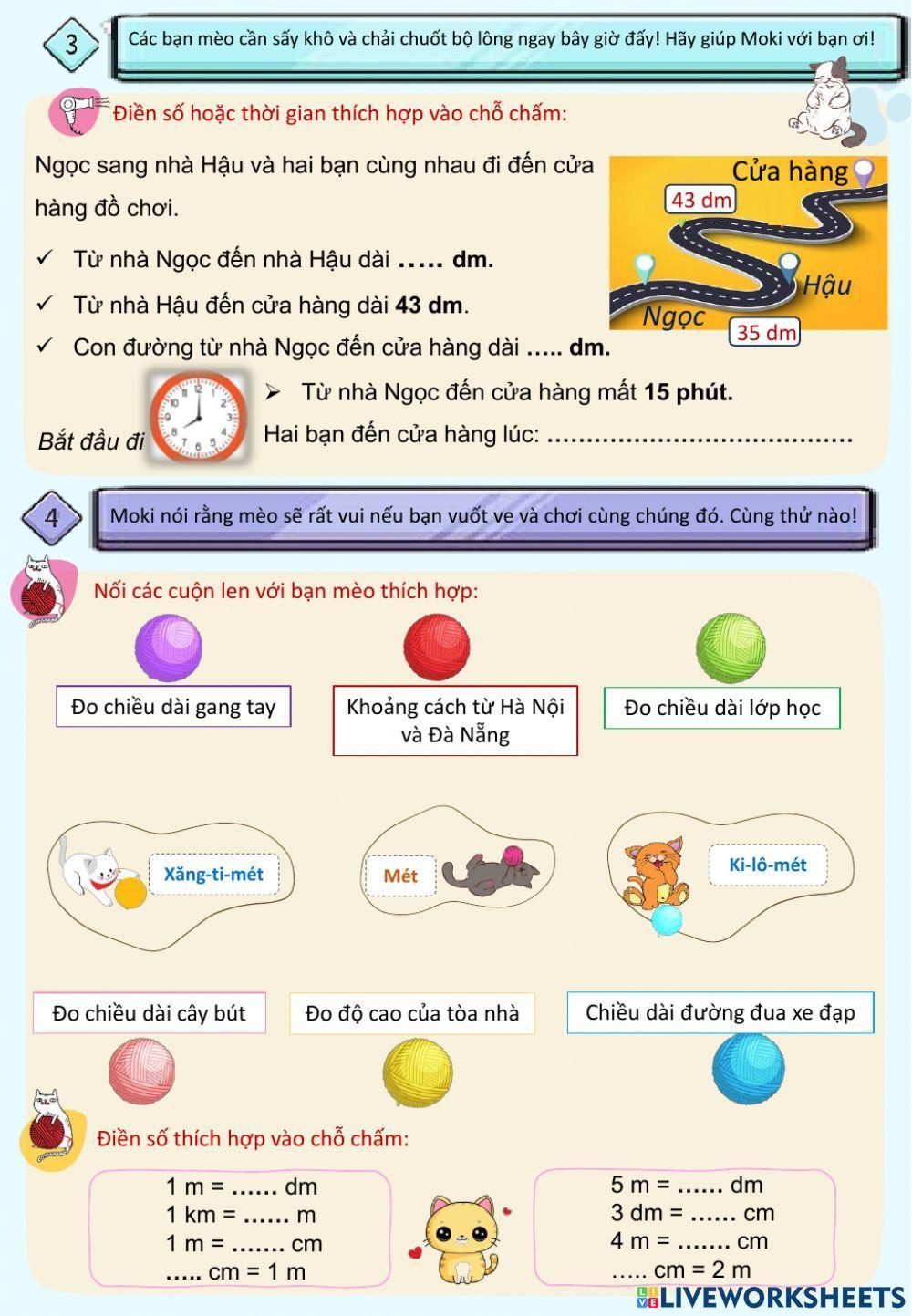 Lớp 2 - Toán - Tuần 27 - Đề 1