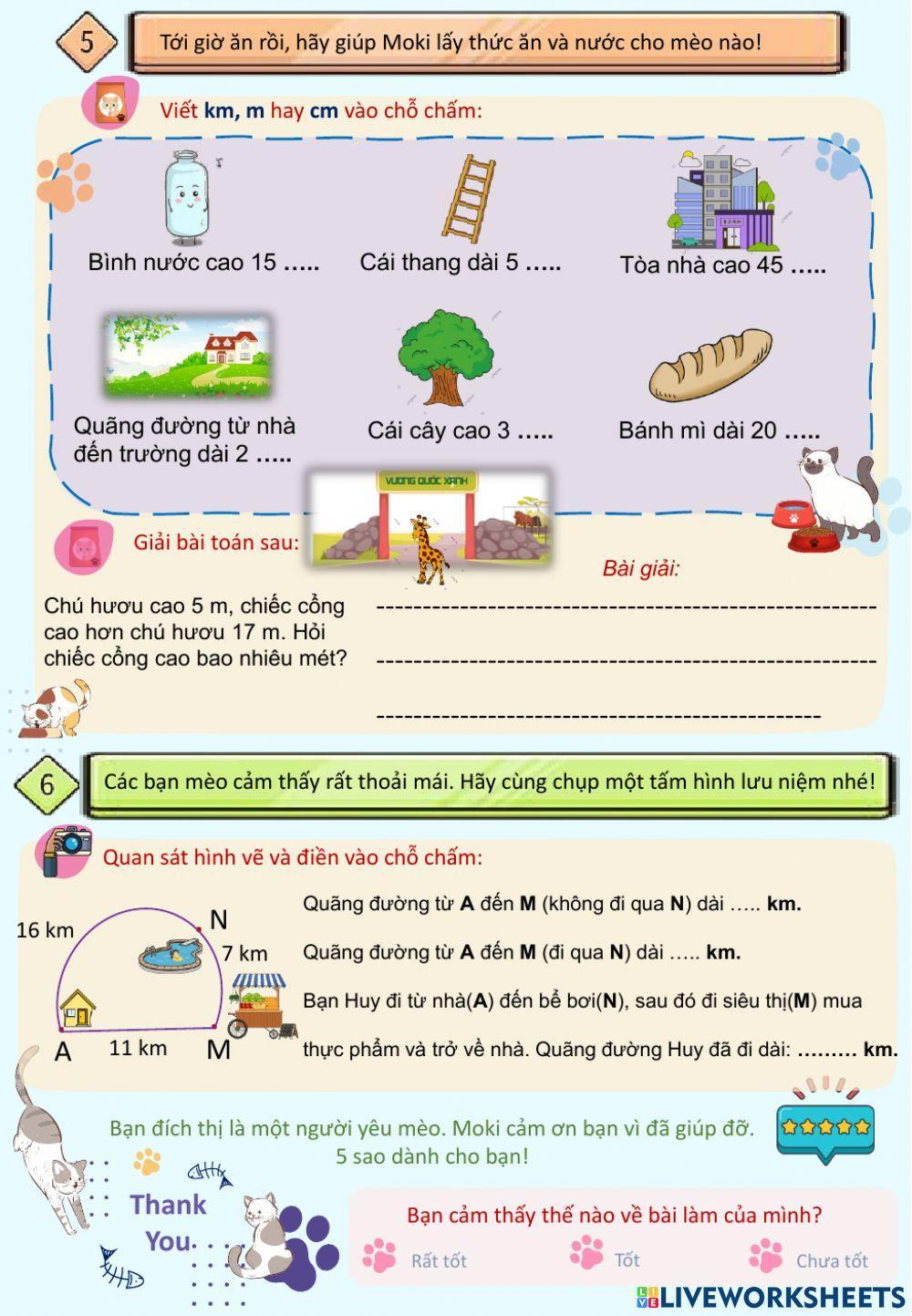 Lớp 2 - Toán - Tuần 27 - Đề 1