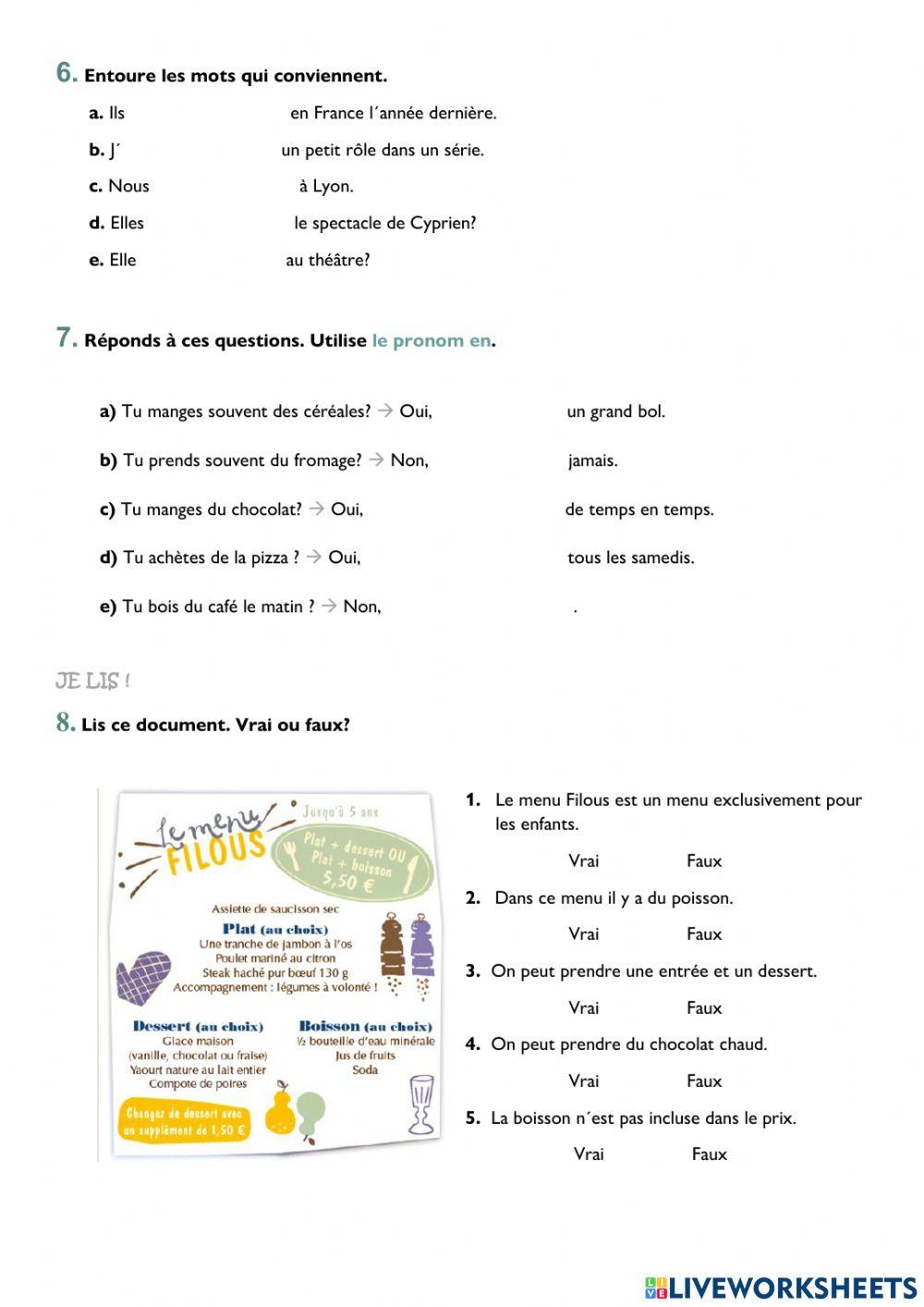 Rattrapage U5 - 2º ESO