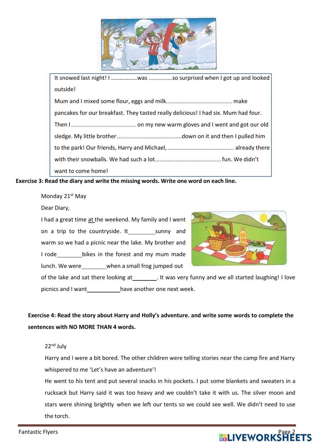 Flyers-Reading-Unit3-L7+8