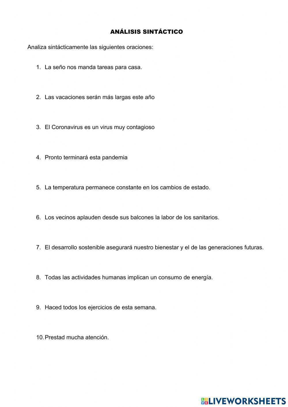 Análisis sintáctico