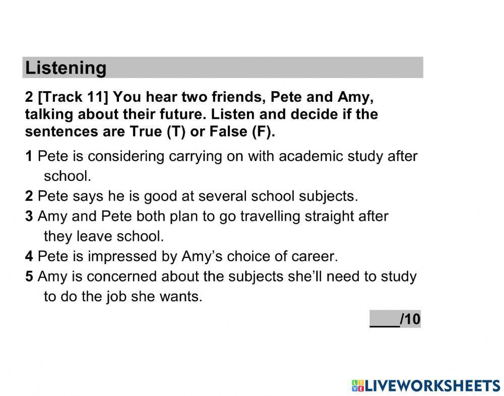 Focus-2-test-5-listening