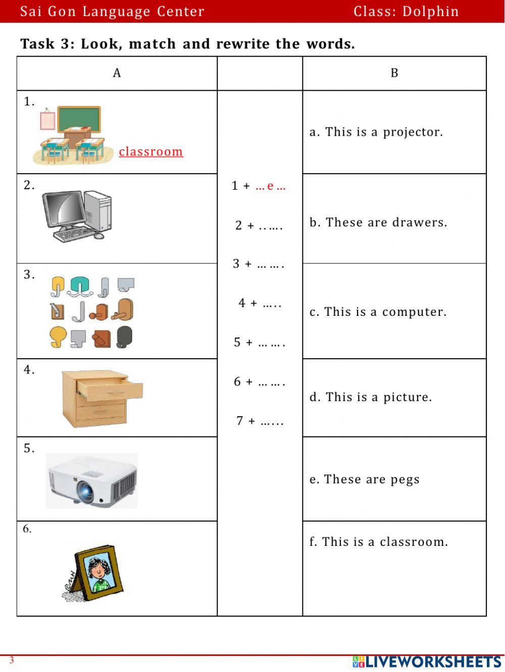 FFs2: Unit 1: Our new things