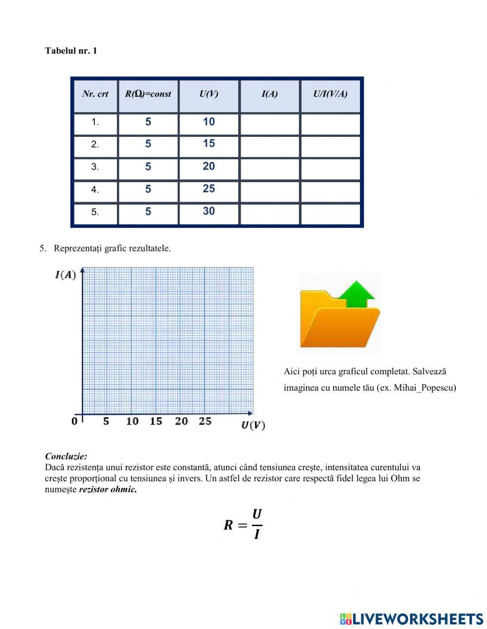 Legea lui Ohm pe o porțiune de circuit