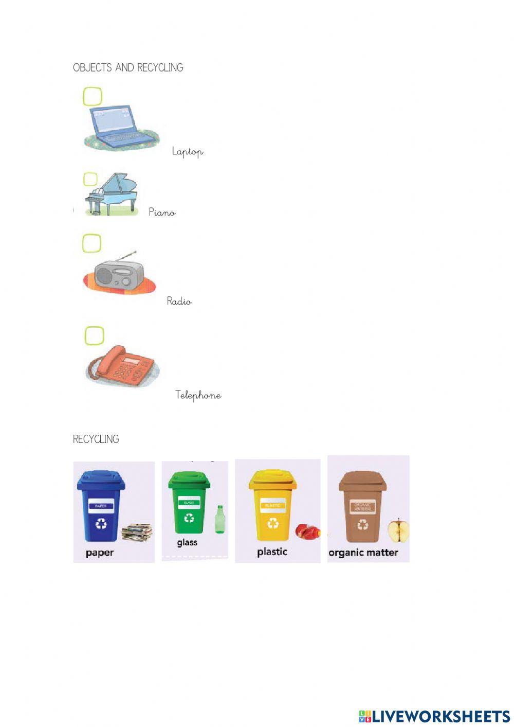 Objects and recycling