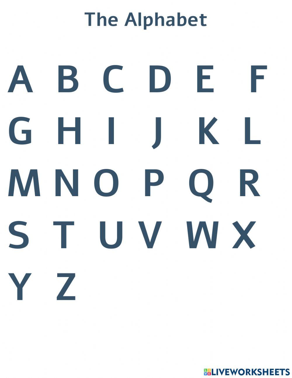 The Alphabet