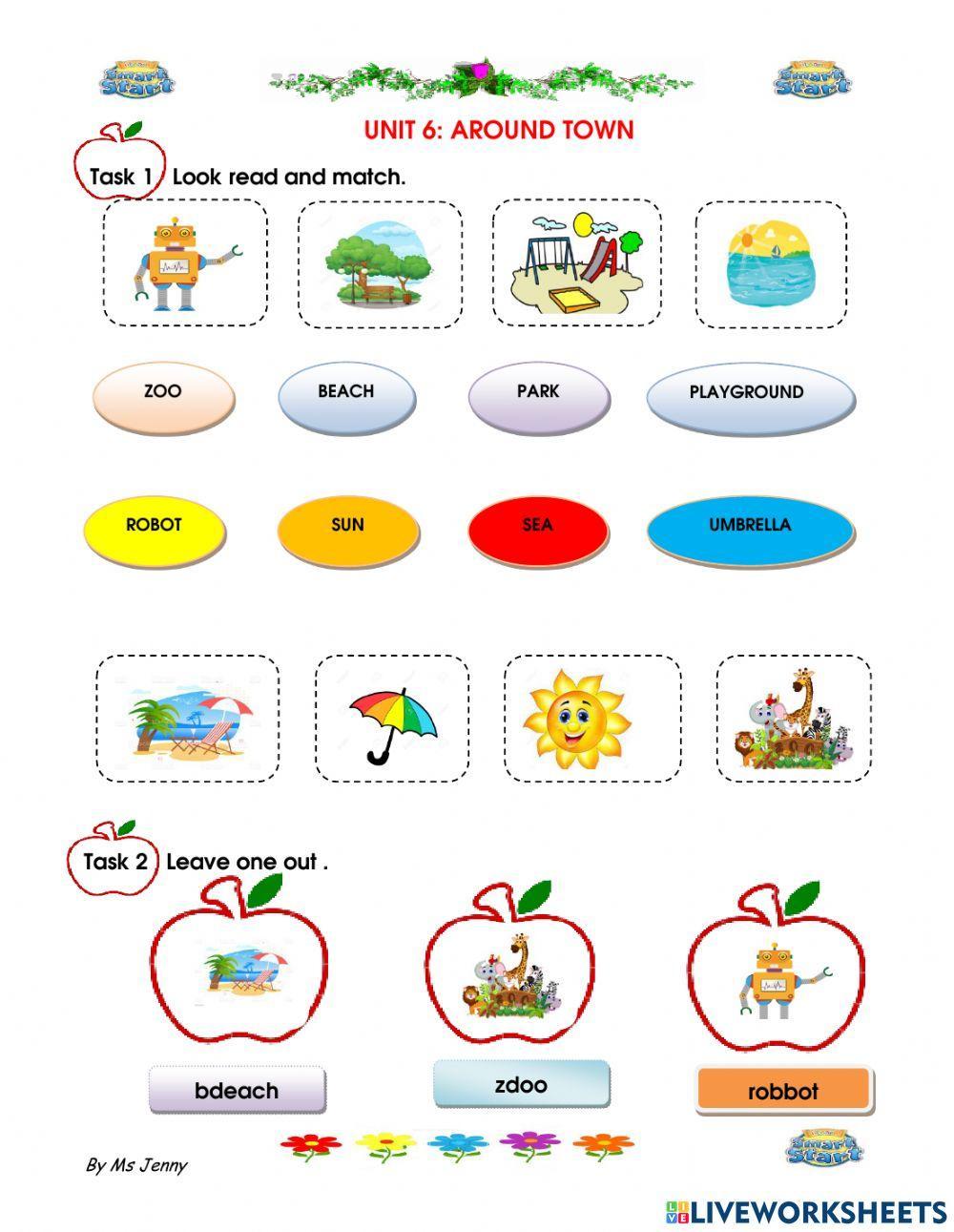 Smart start 2 theme 6 around town