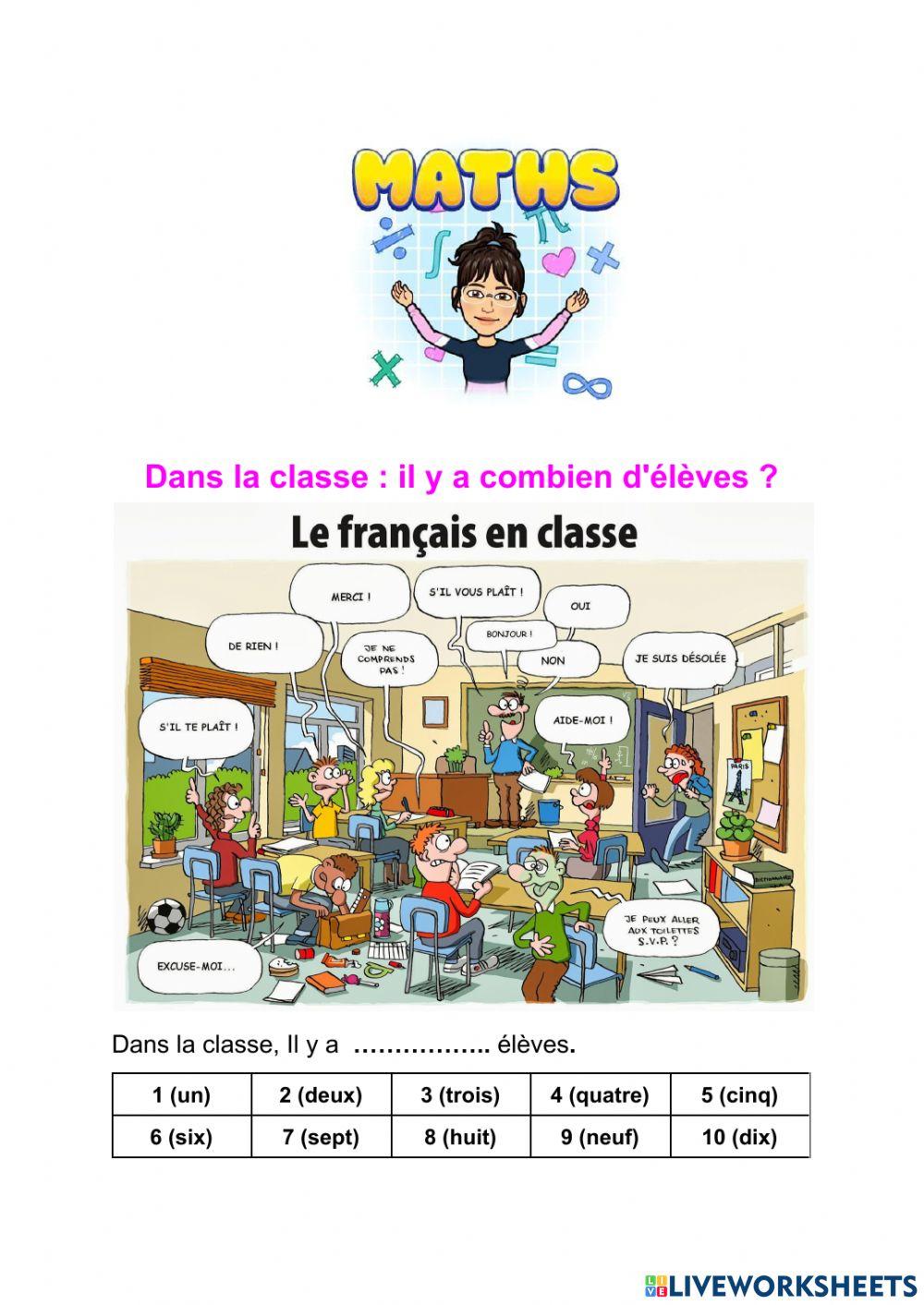 Classe 3 - Les nombres